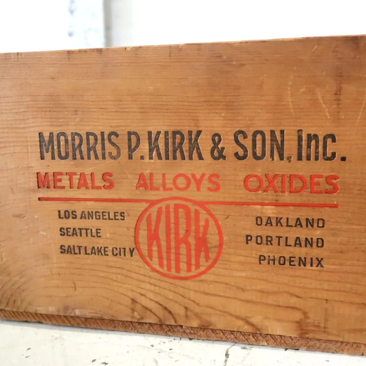 KIRKSON ビンテージ ウッドボックス