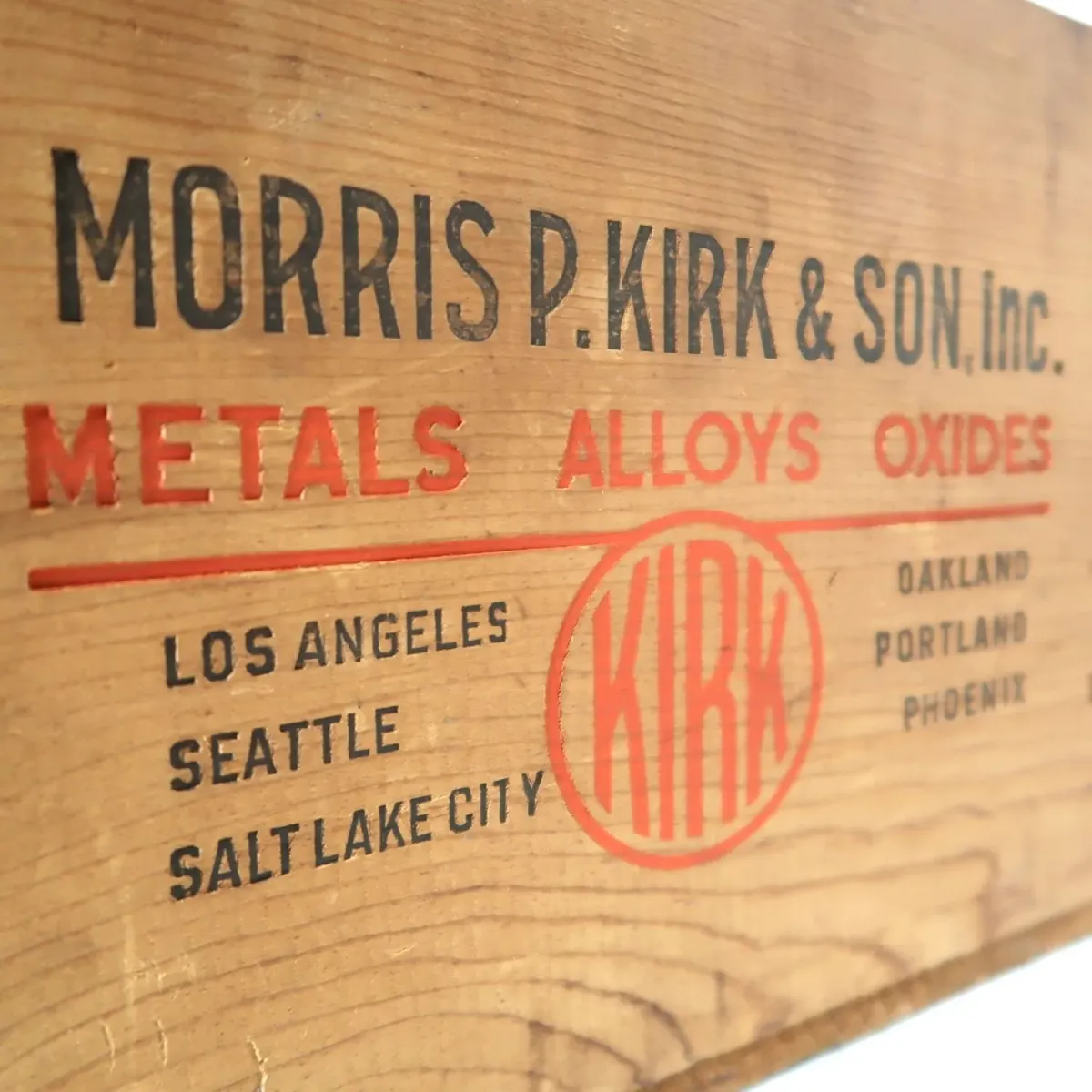 KIRKSON ビンテージ ウッドボックス