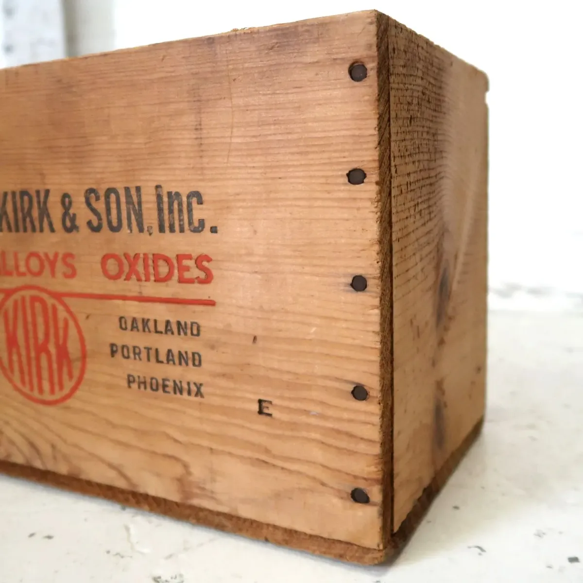 KIRKSON ビンテージ ウッドボックス