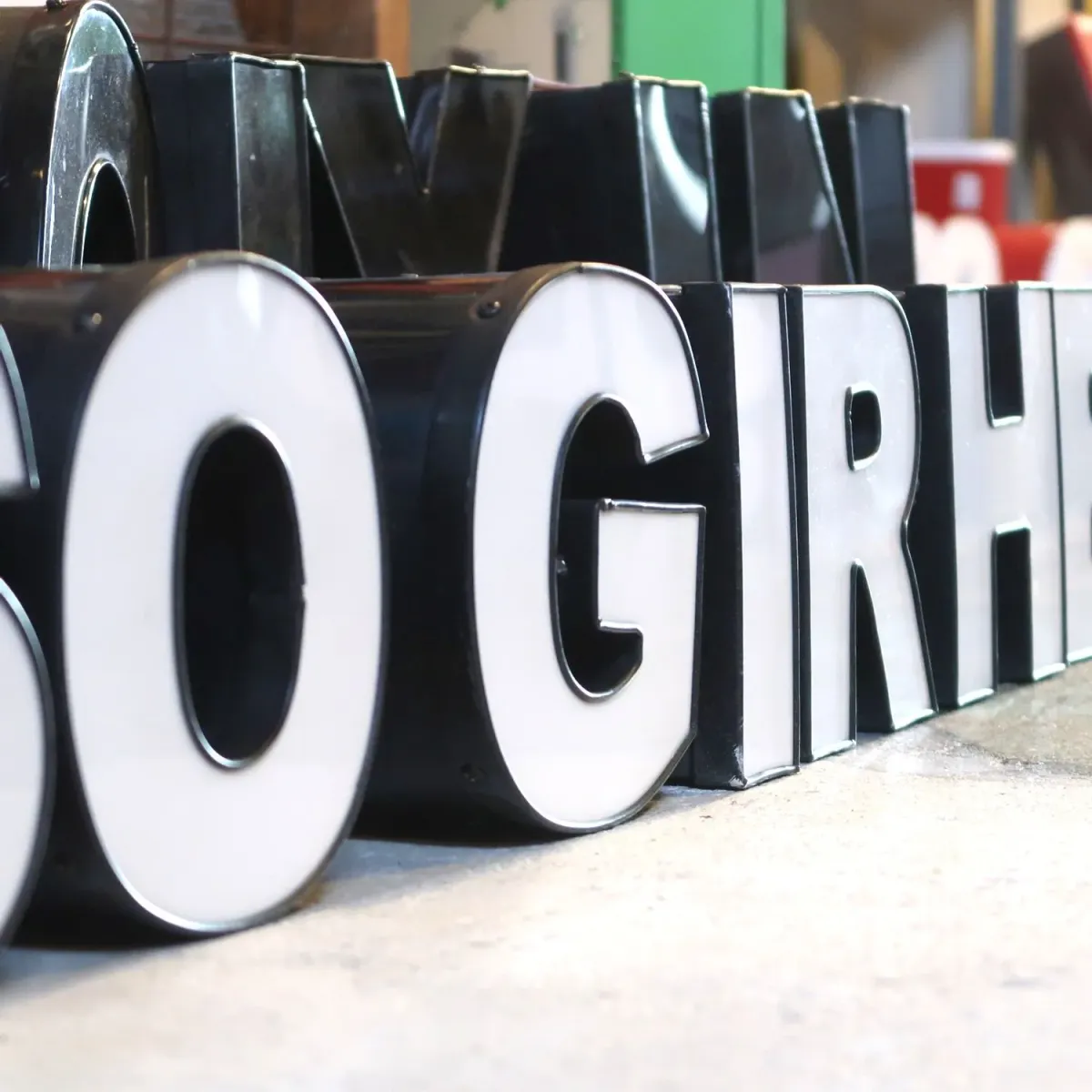 ビンテージ レターサイン ミニサイズ G