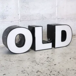 ビンテージ レターサイン ミニサイズ O