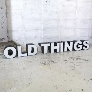 ビンテージ レターサイン ミニサイズ H