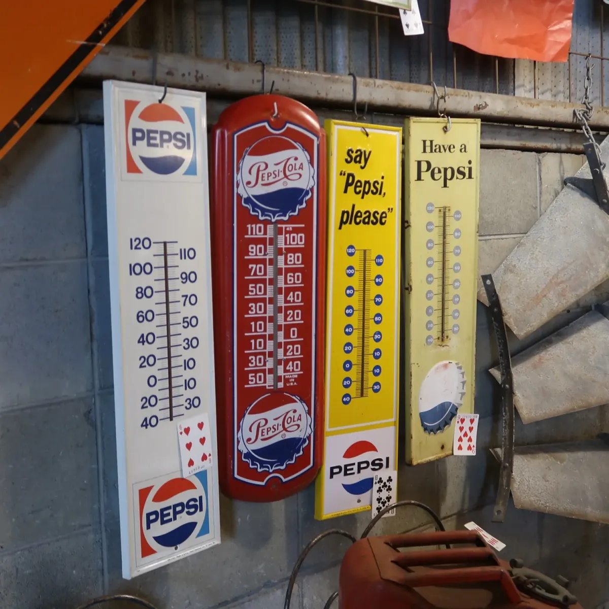 80's～ ペプシコーラ 温度計 リプロ
