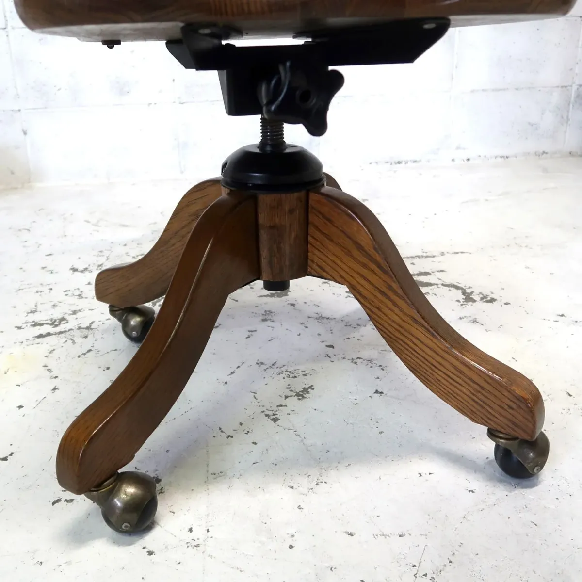 ビンテージ ウッド デスクチェア オーク