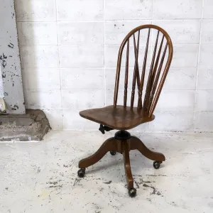 ビンテージ ウッド デスクチェア オーク