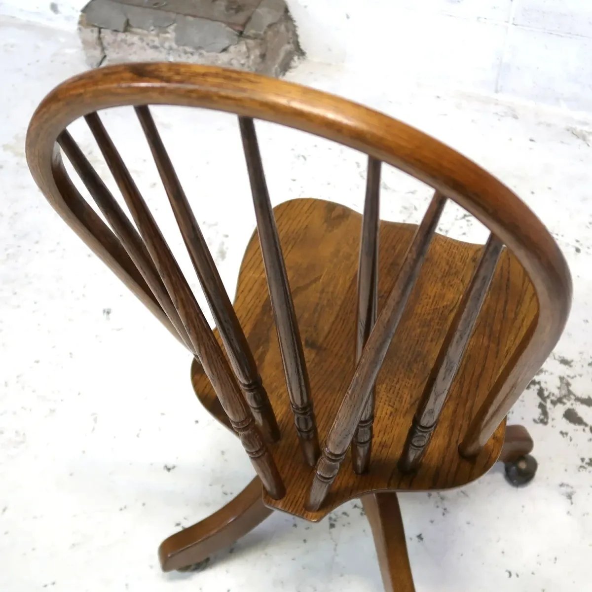 ビンテージ ウッド デスクチェア オーク