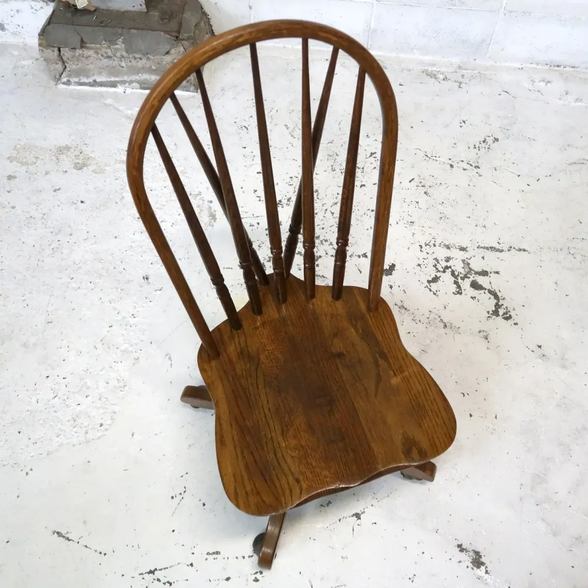 ビンテージ ウッド デスクチェア オーク