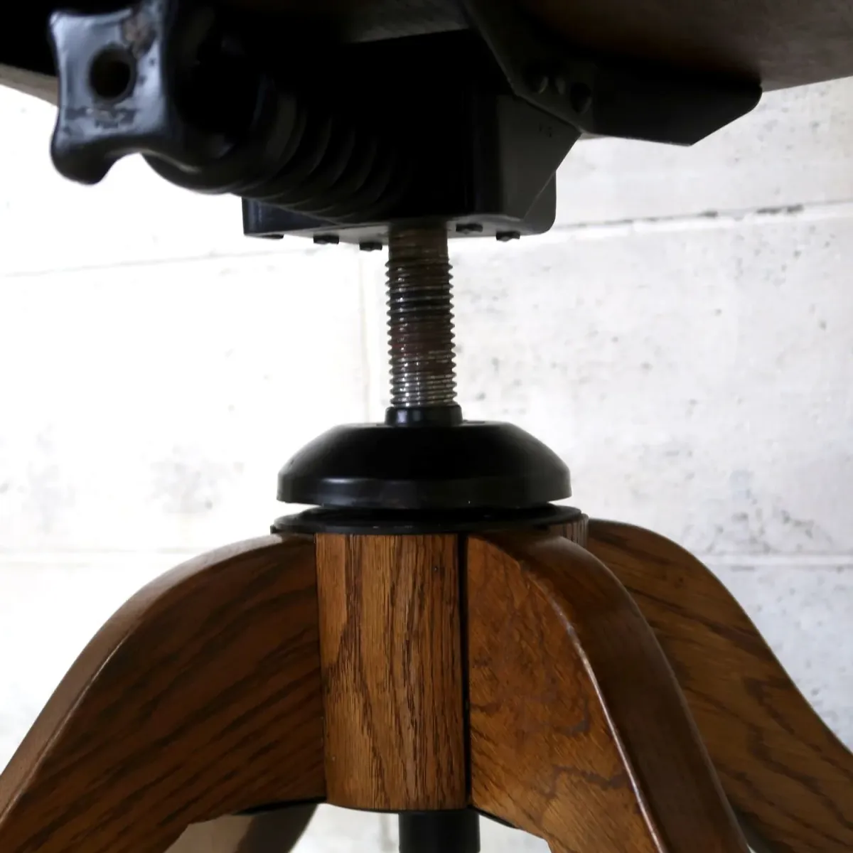 ビンテージ ウッド デスクチェア オーク