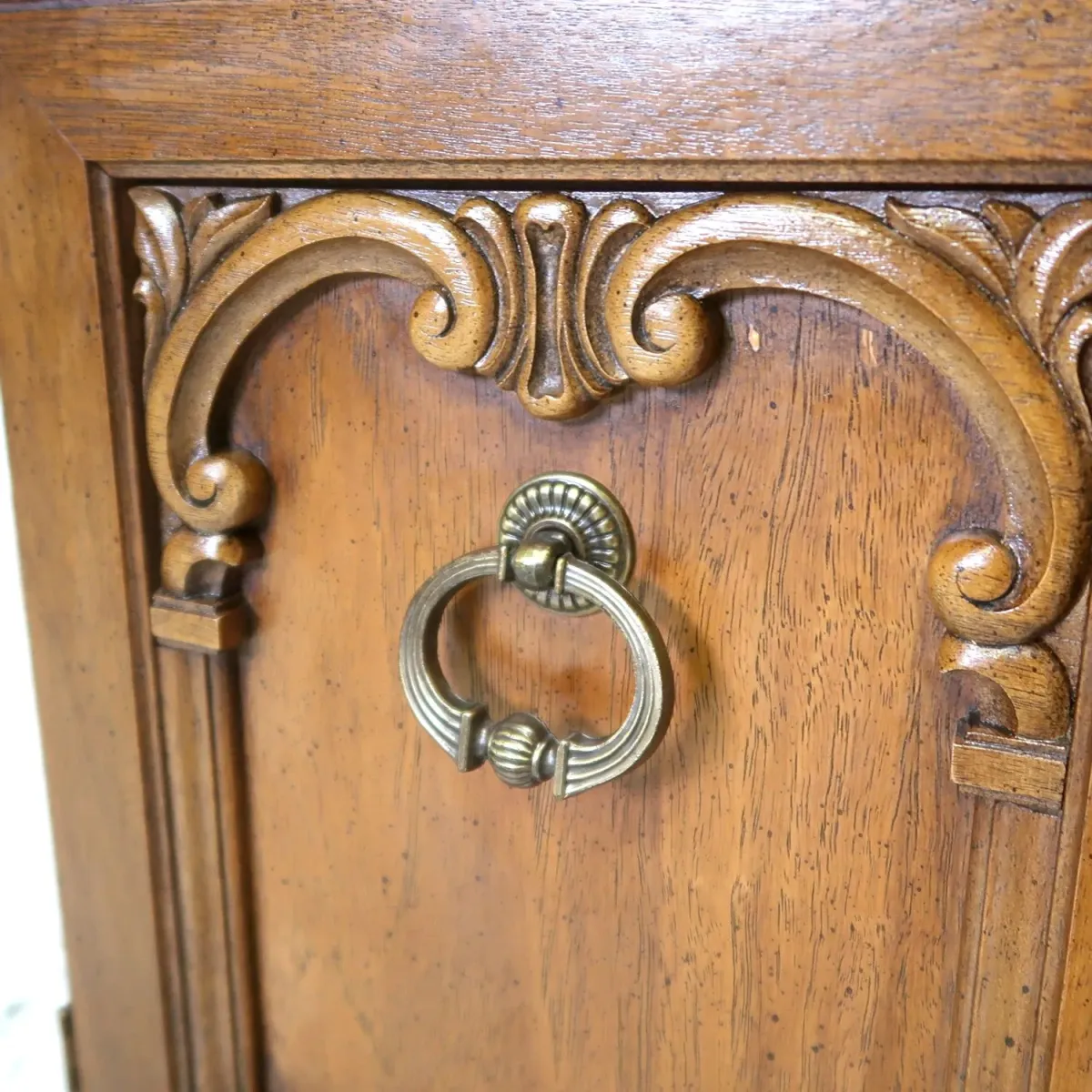 アンティーク サイドテーブル 六角形