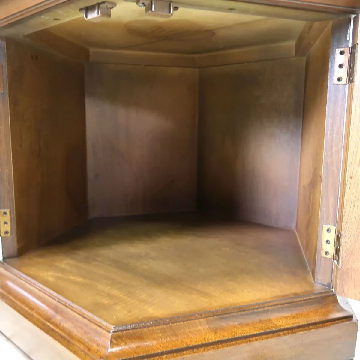 アンティーク サイドテーブル 六角形