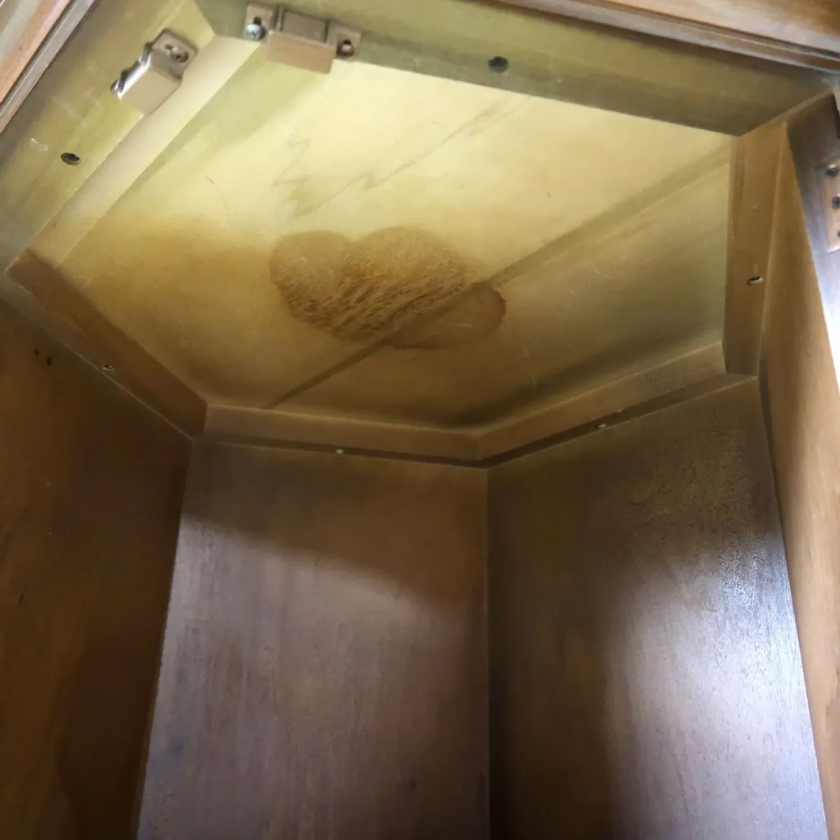 アンティーク サイドテーブル 六角形