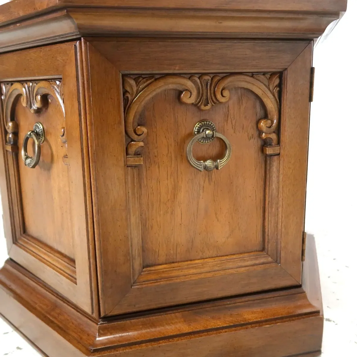 アンティーク サイドテーブル 六角形