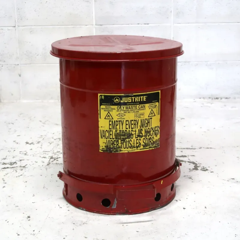 JUSTRITE メタルゴミ箱