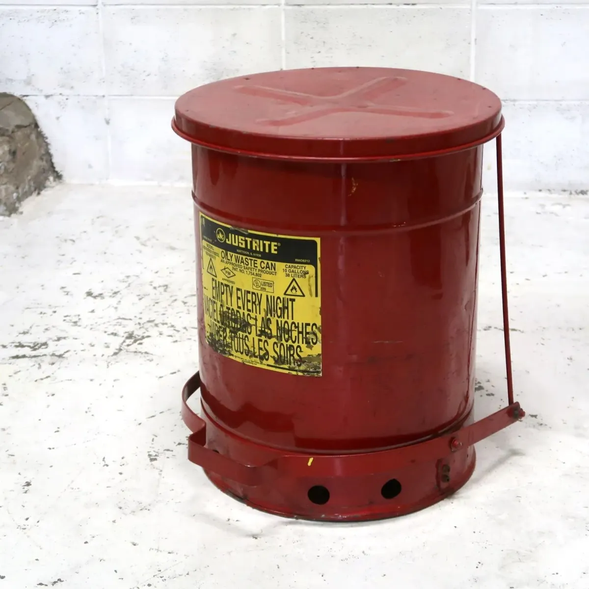 JUSTRITE メタルゴミ箱