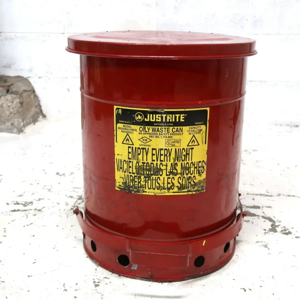 JUSTRITE メタルゴミ箱