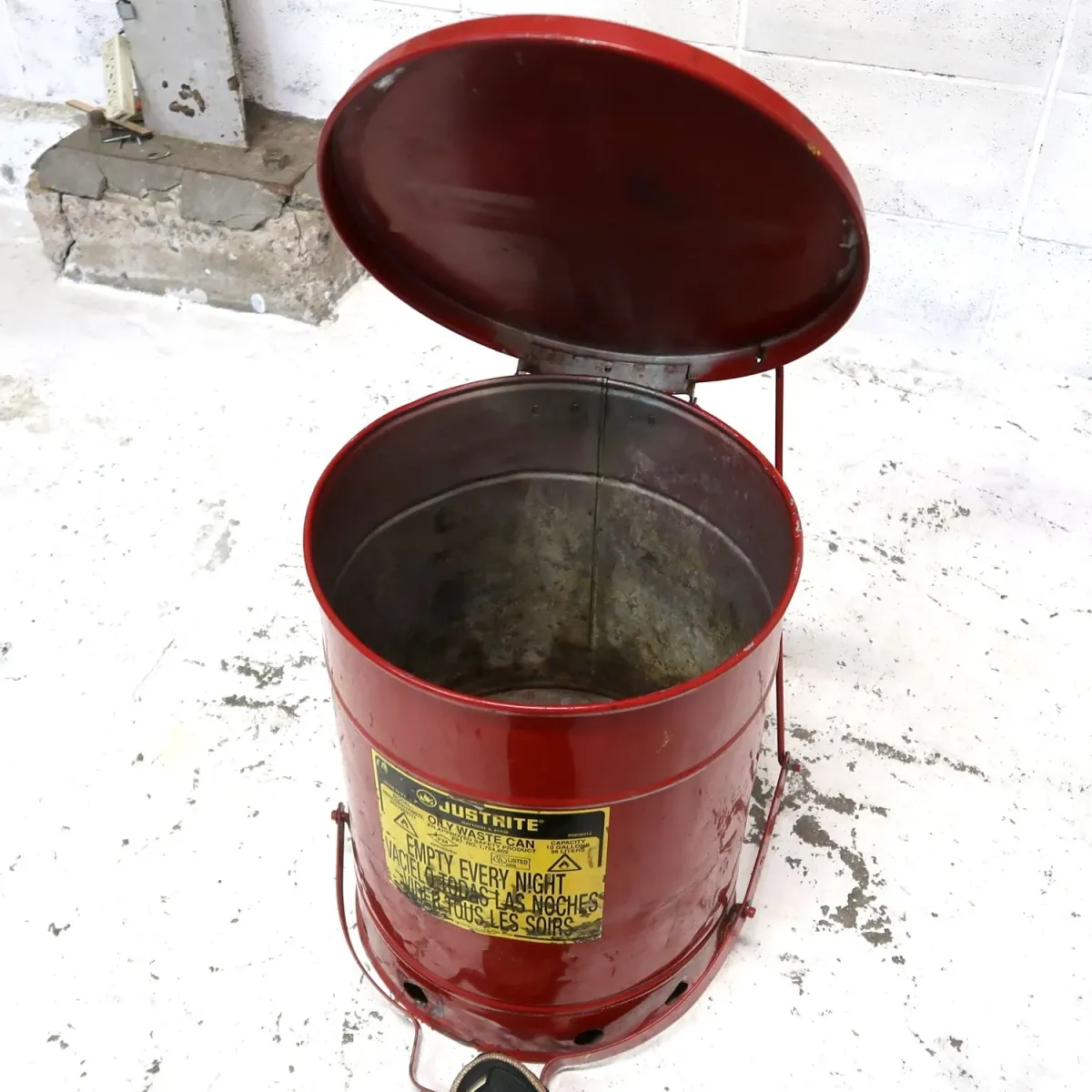 JUSTRITE メタルゴミ箱