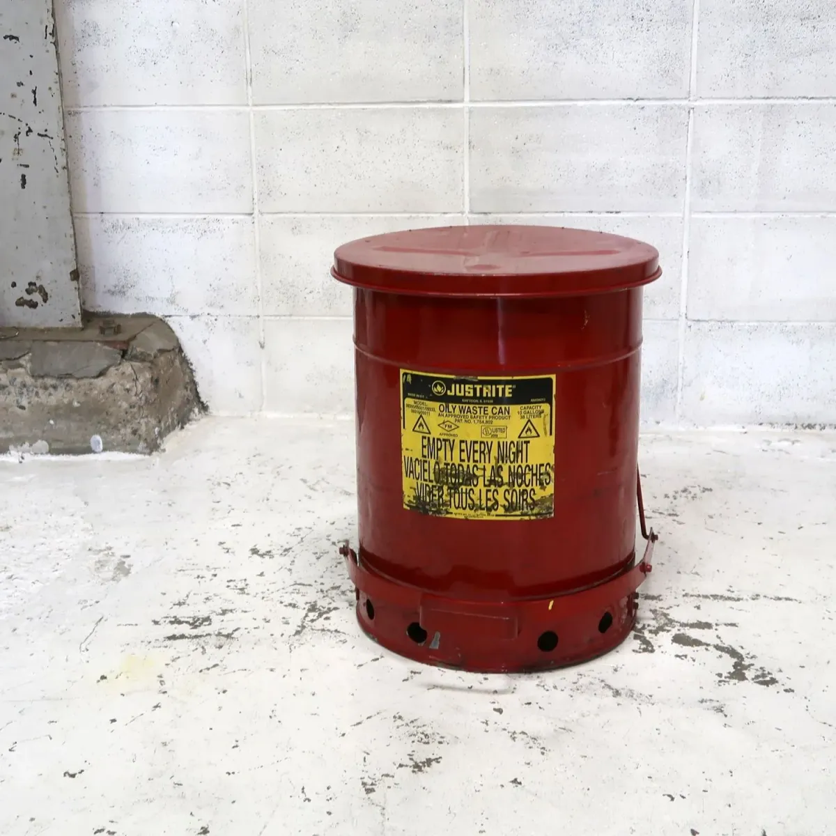 JUSTRITE メタルゴミ箱