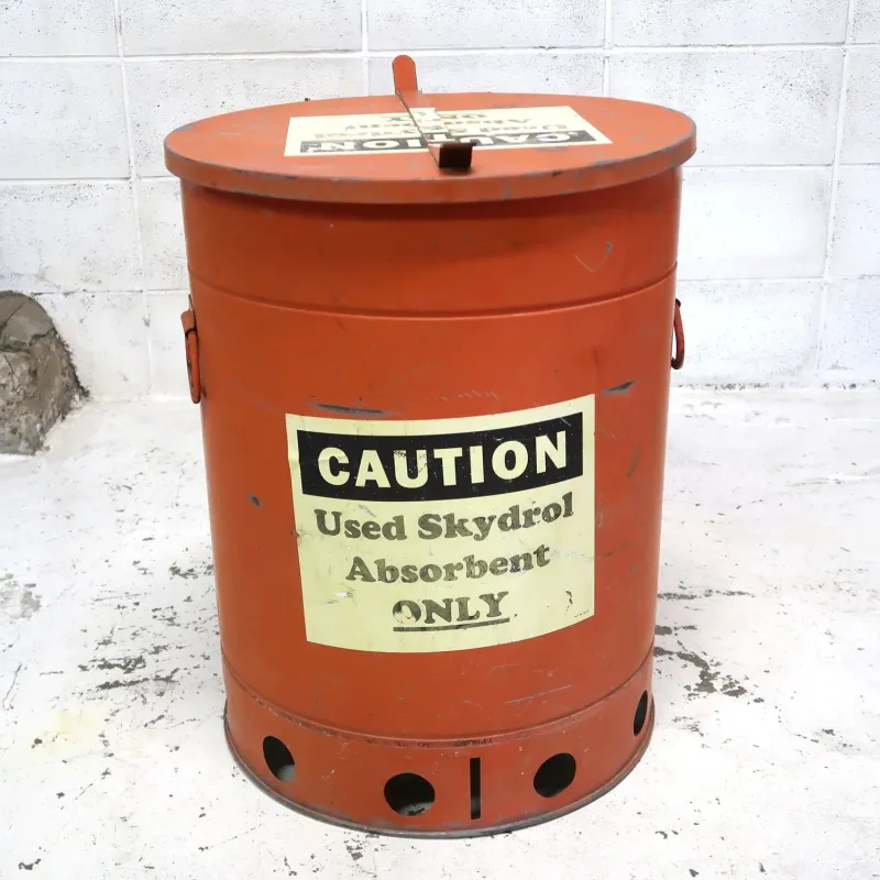 ビンテージ 大型メタルゴミ箱