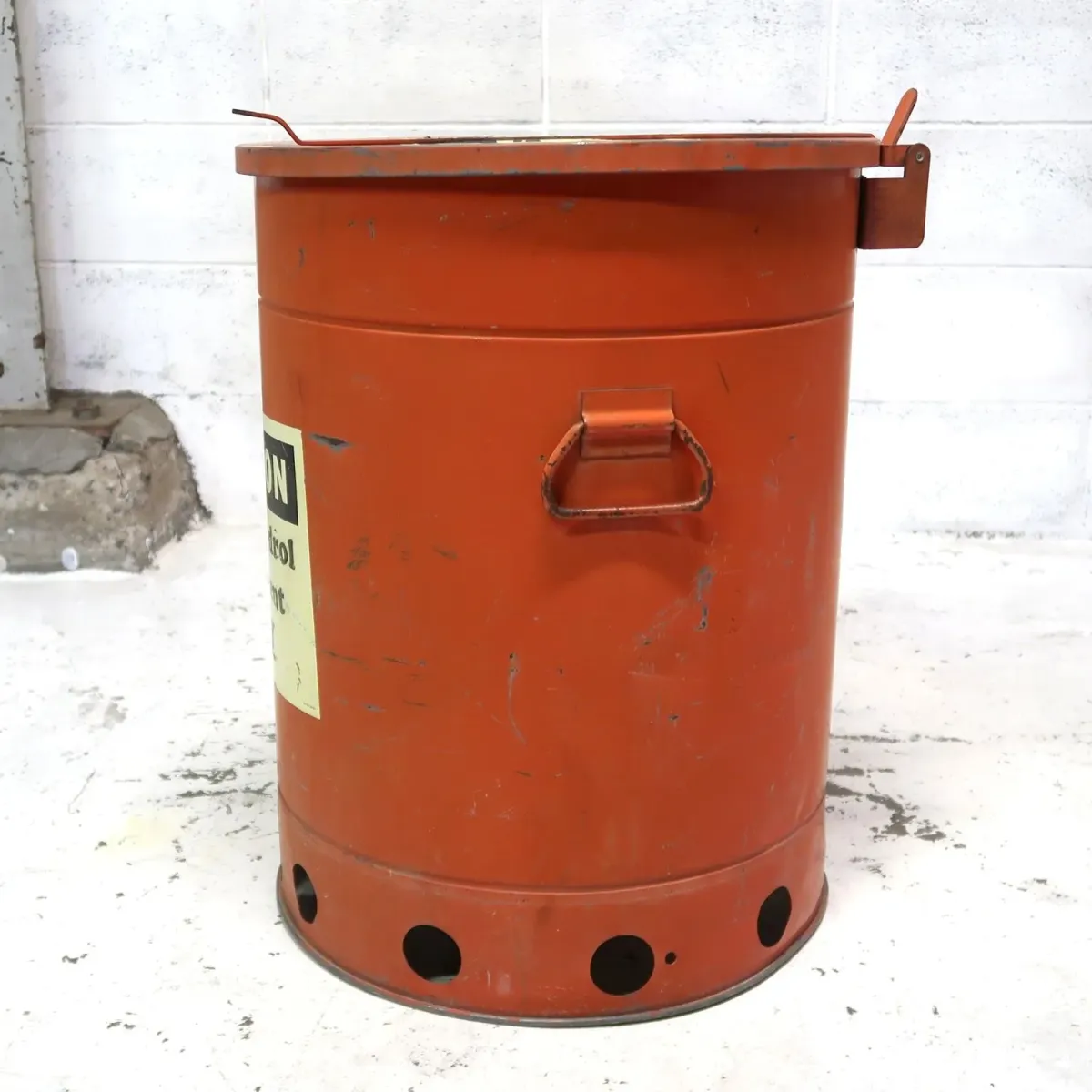 ビンテージ 大型メタルゴミ箱