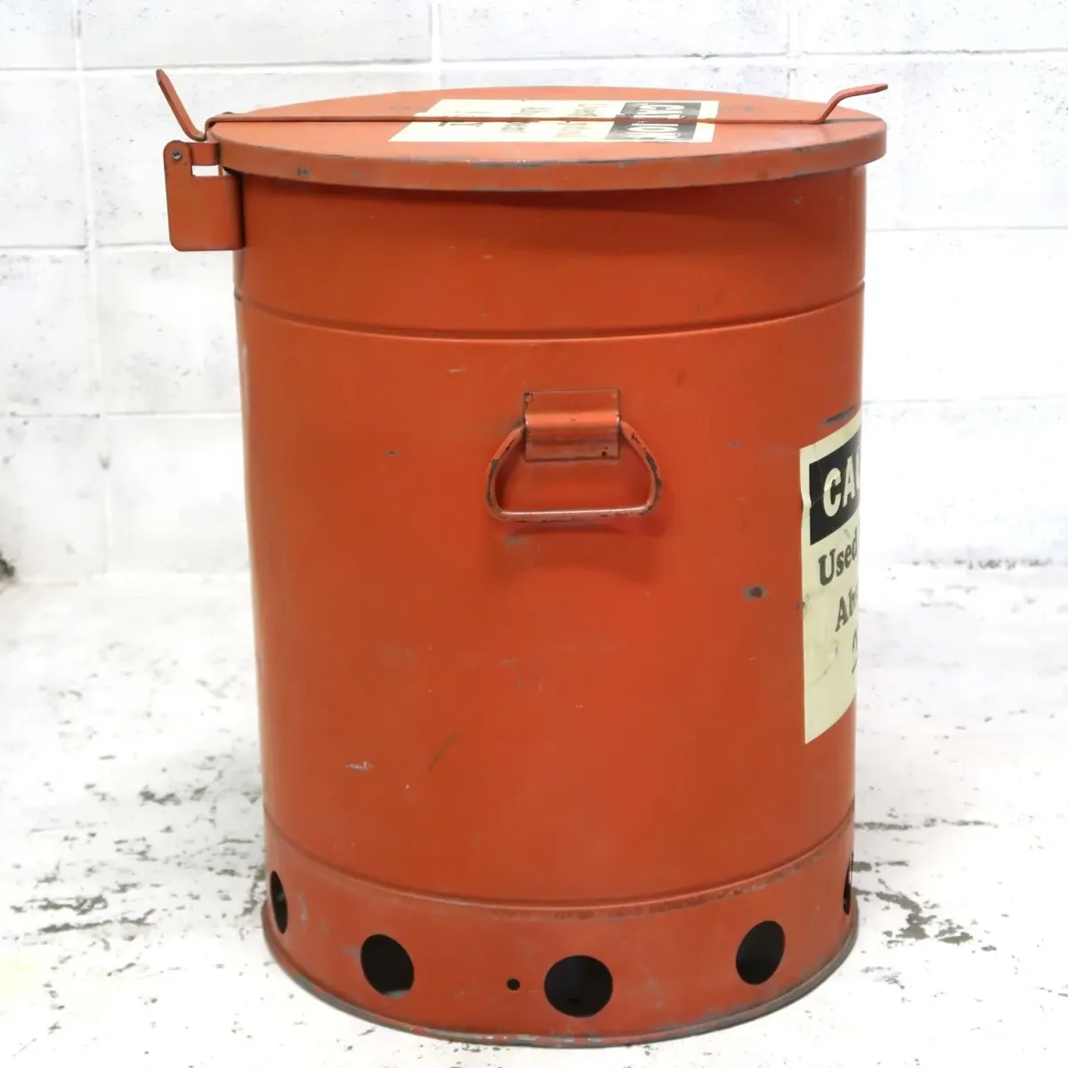 ビンテージ 大型メタルゴミ箱