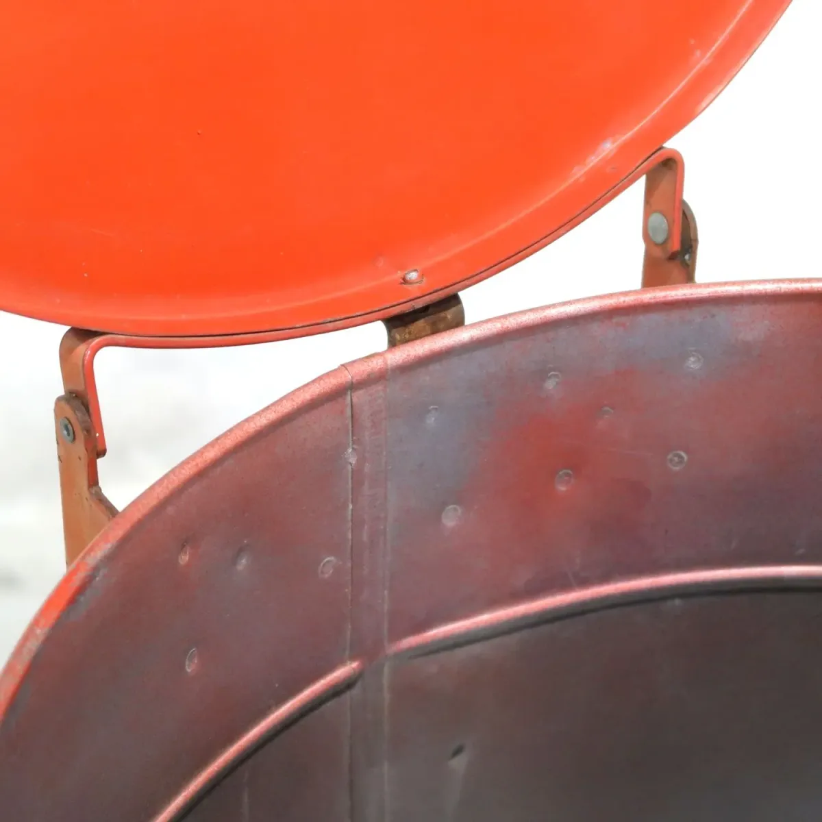 ビンテージ 大型メタルゴミ箱