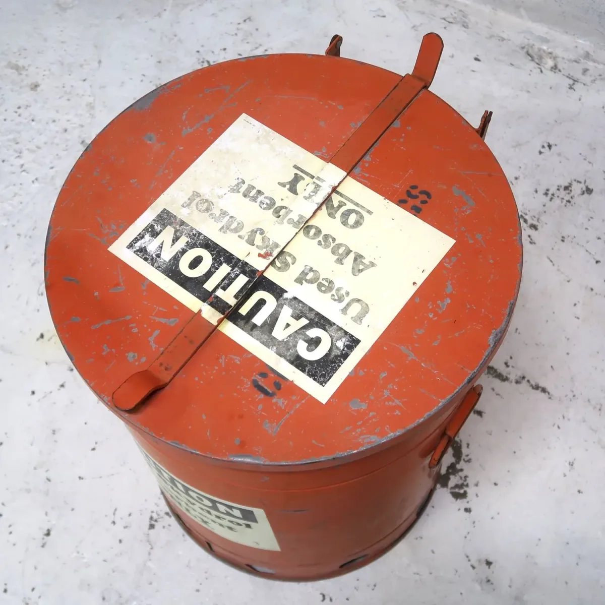 ビンテージ 大型メタルゴミ箱