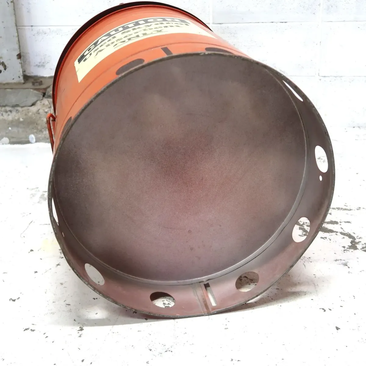 ビンテージ 大型メタルゴミ箱