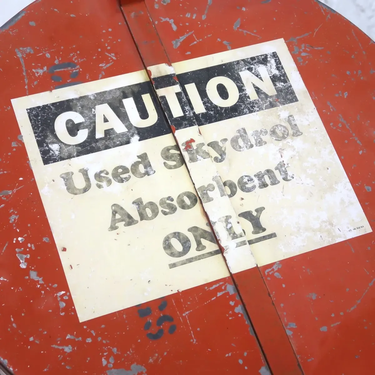 ビンテージ 大型メタルゴミ箱