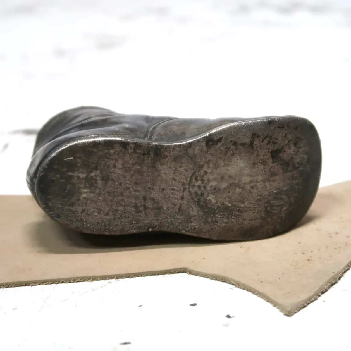 ビンテージ ベビーシューズ メタルオブジェ コッパー