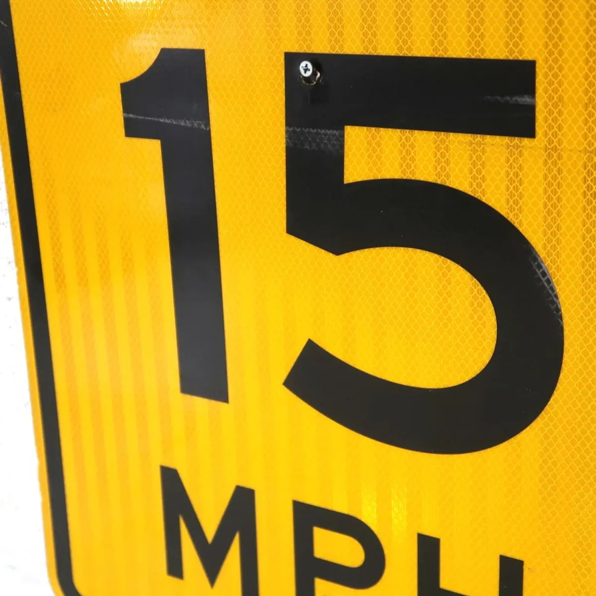 ロードサイン 15MPH