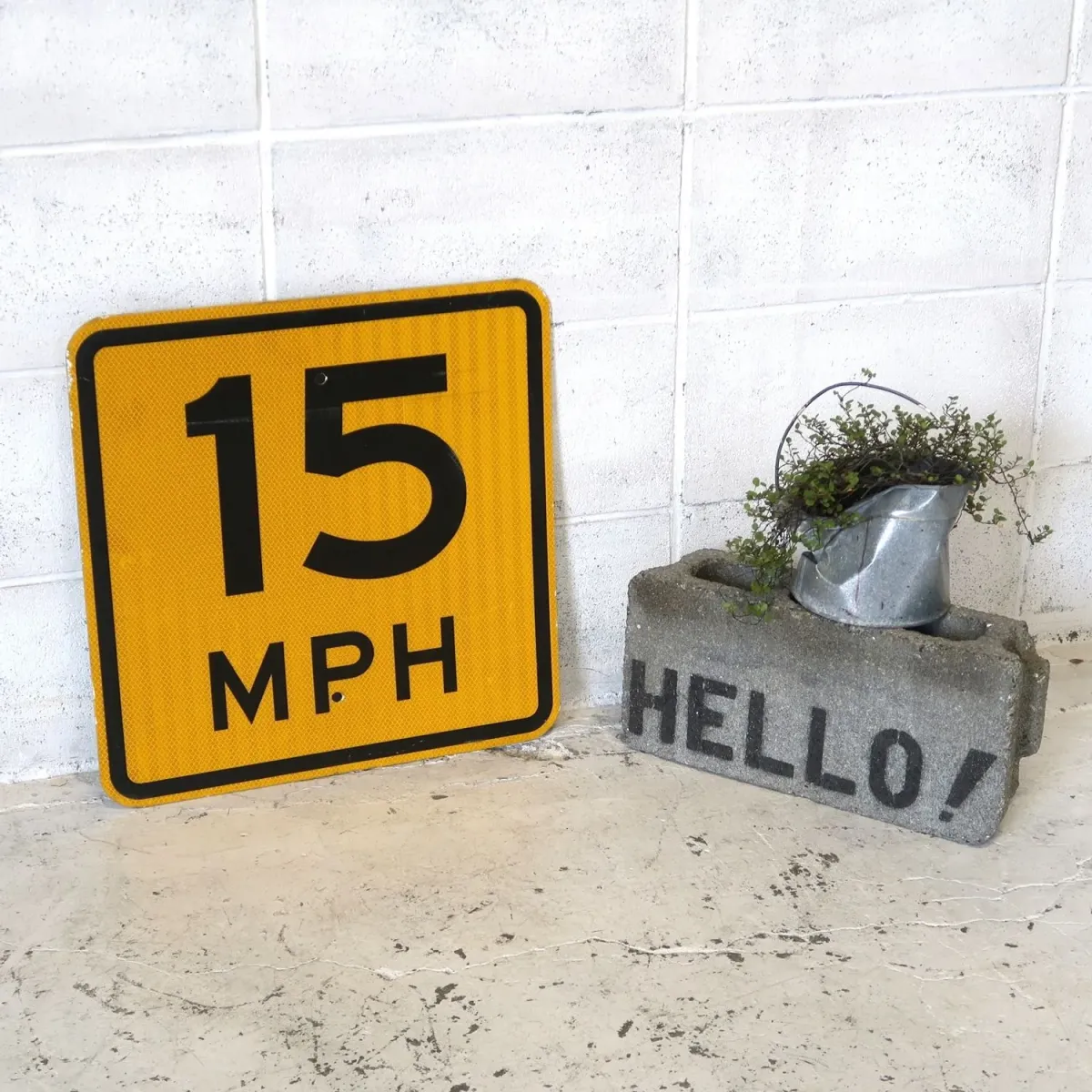 ロードサイン 15MPH