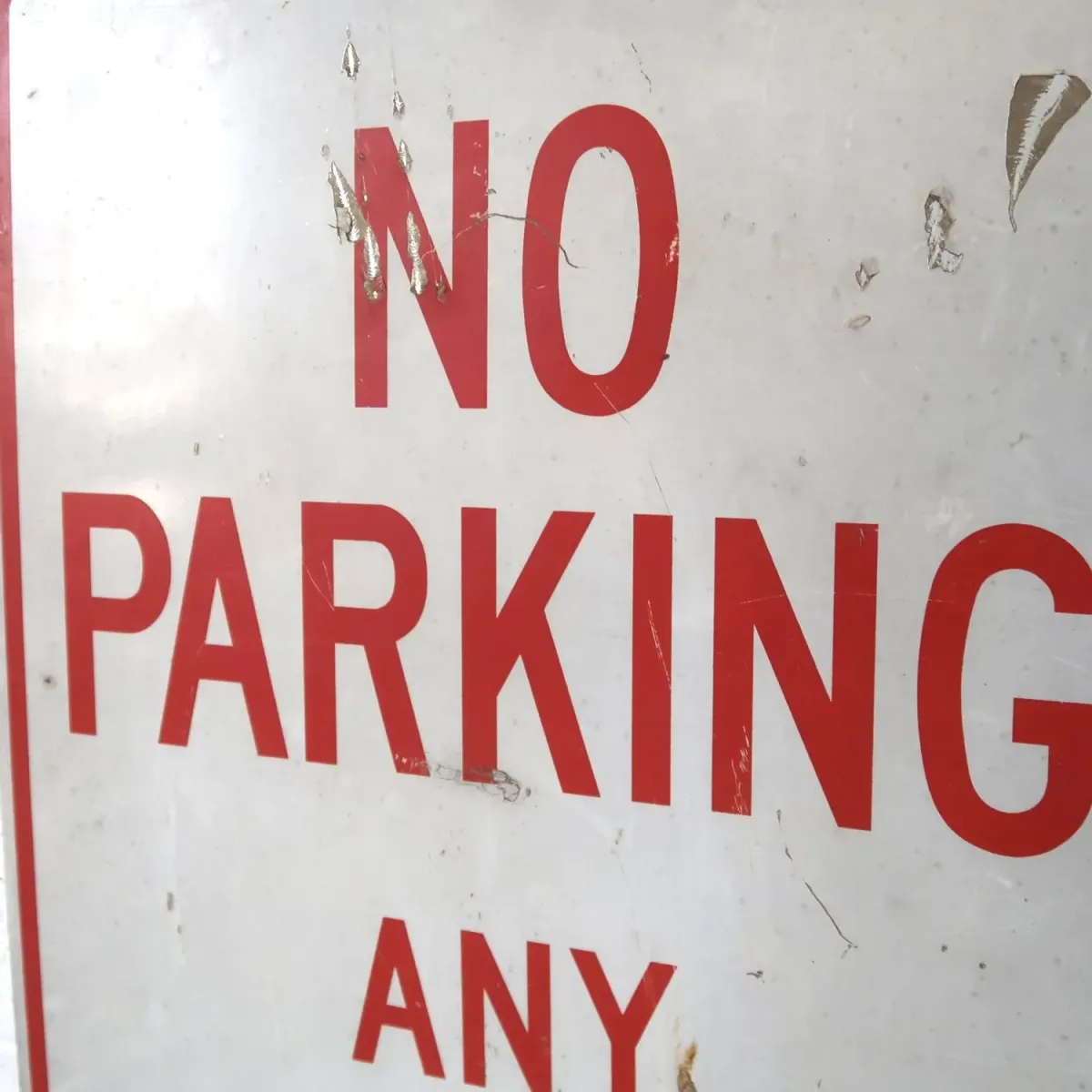 NO PARKING ビンテージ ロードサイン