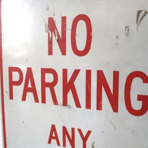 NO PARKING ビンテージ ロードサイン