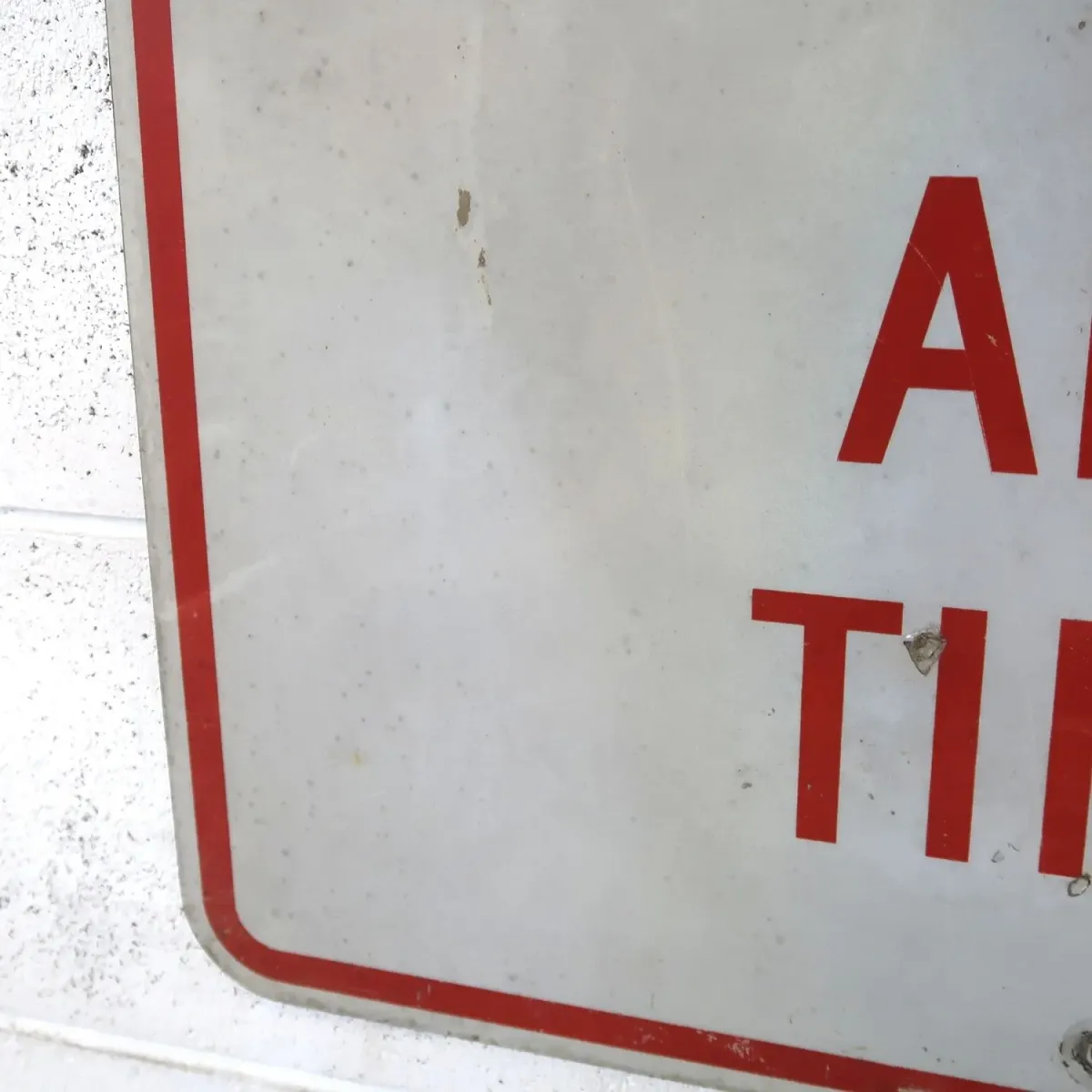 NO PARKING ビンテージ ロードサイン