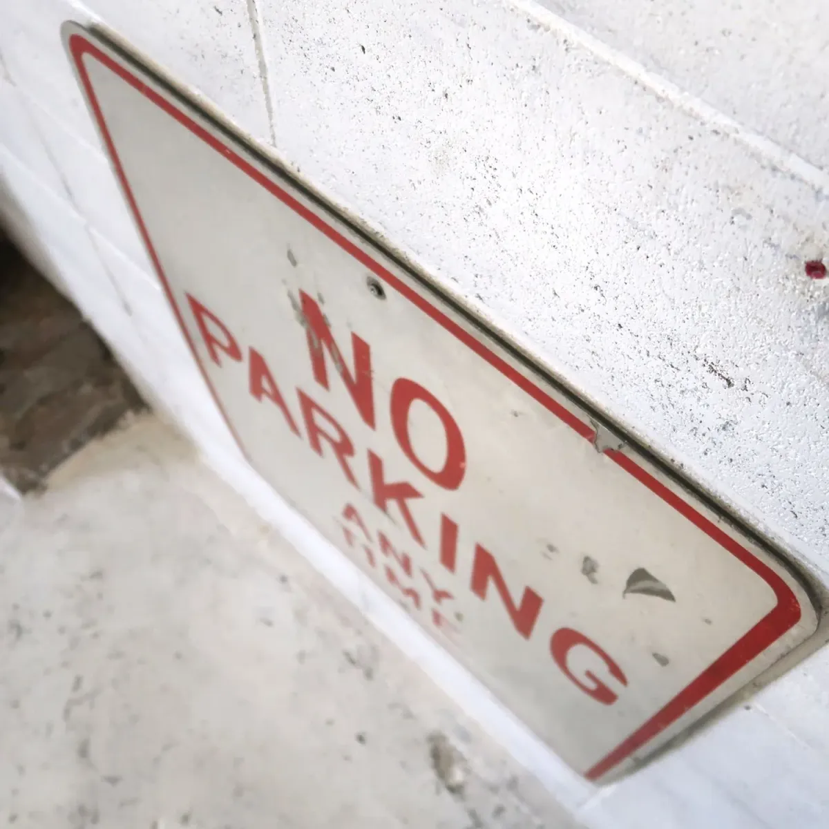 NO PARKING ビンテージ ロードサイン