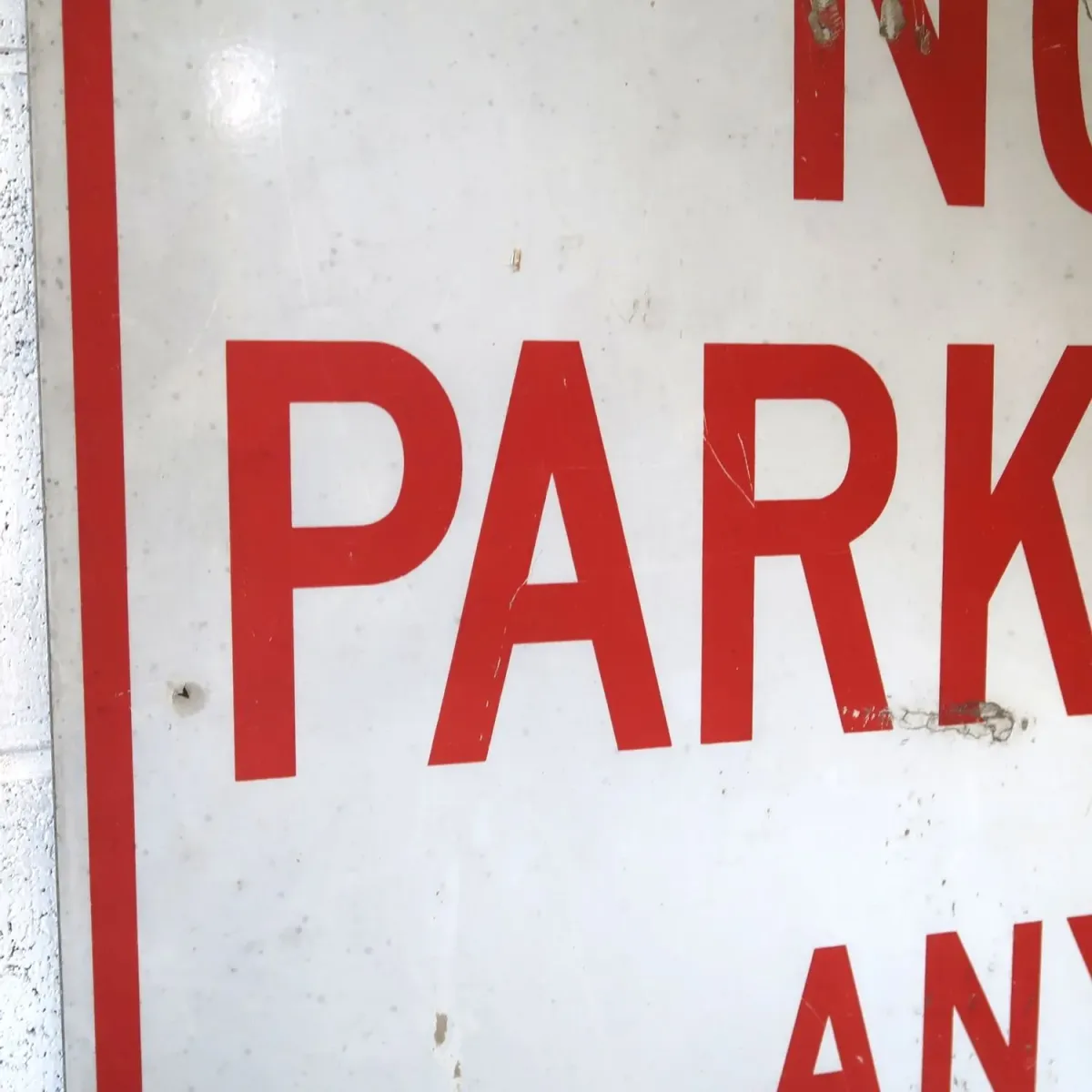 NO PARKING ビンテージ ロードサイン