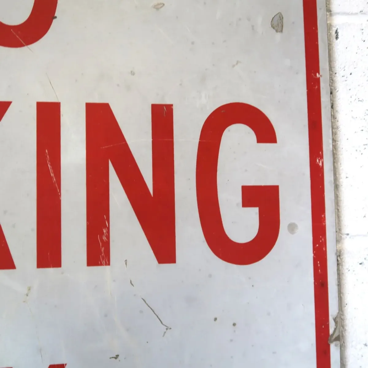 NO PARKING ビンテージ ロードサイン