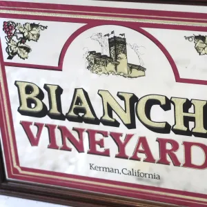 BIANCHI VINEYARDS ビンテージ パブミラー