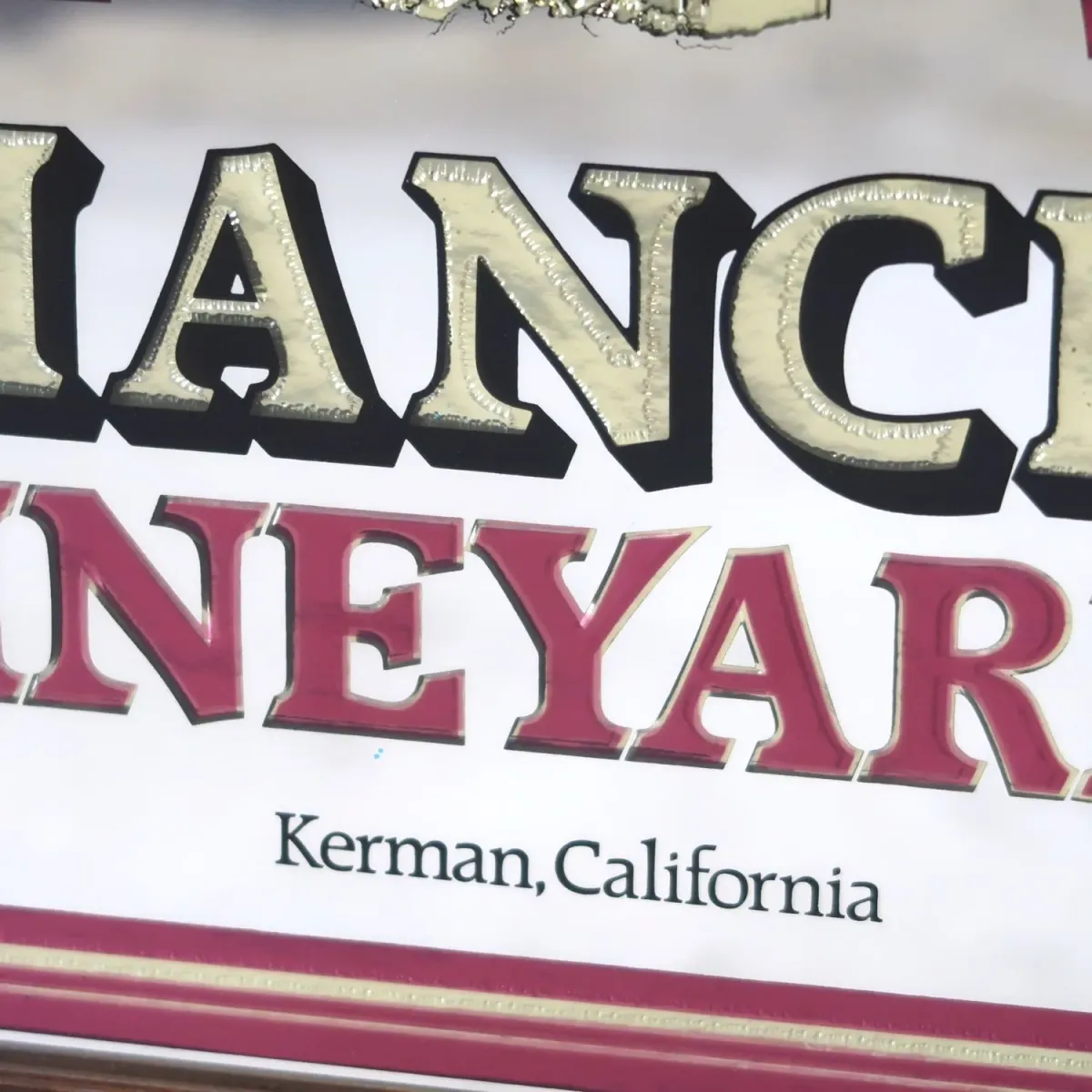 BIANCHI VINEYARDS ビンテージ パブミラー