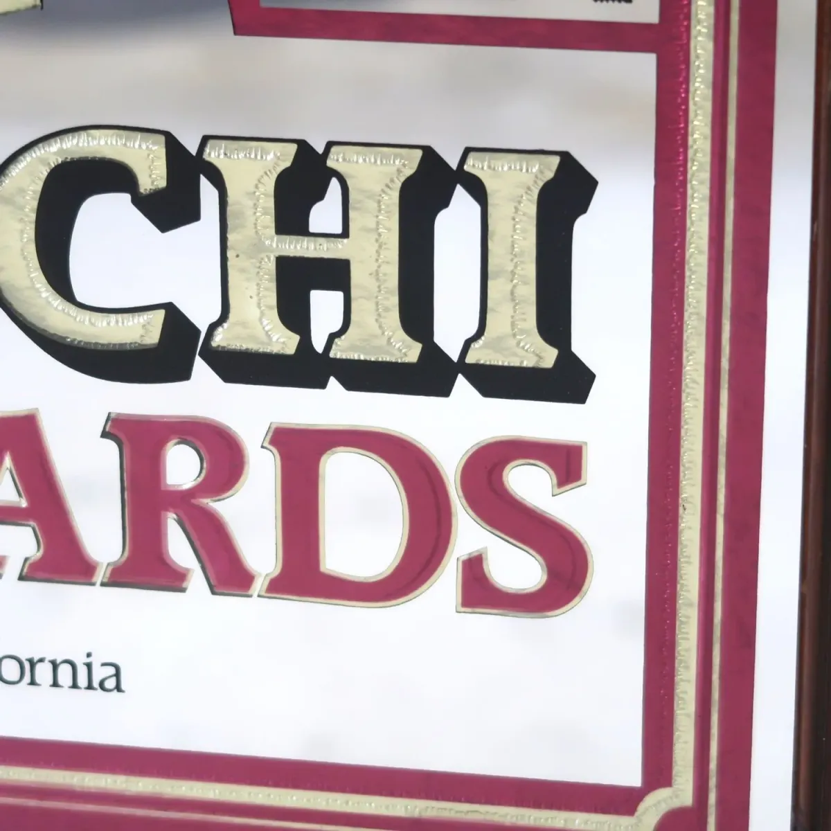 BIANCHI VINEYARDS ビンテージ パブミラー