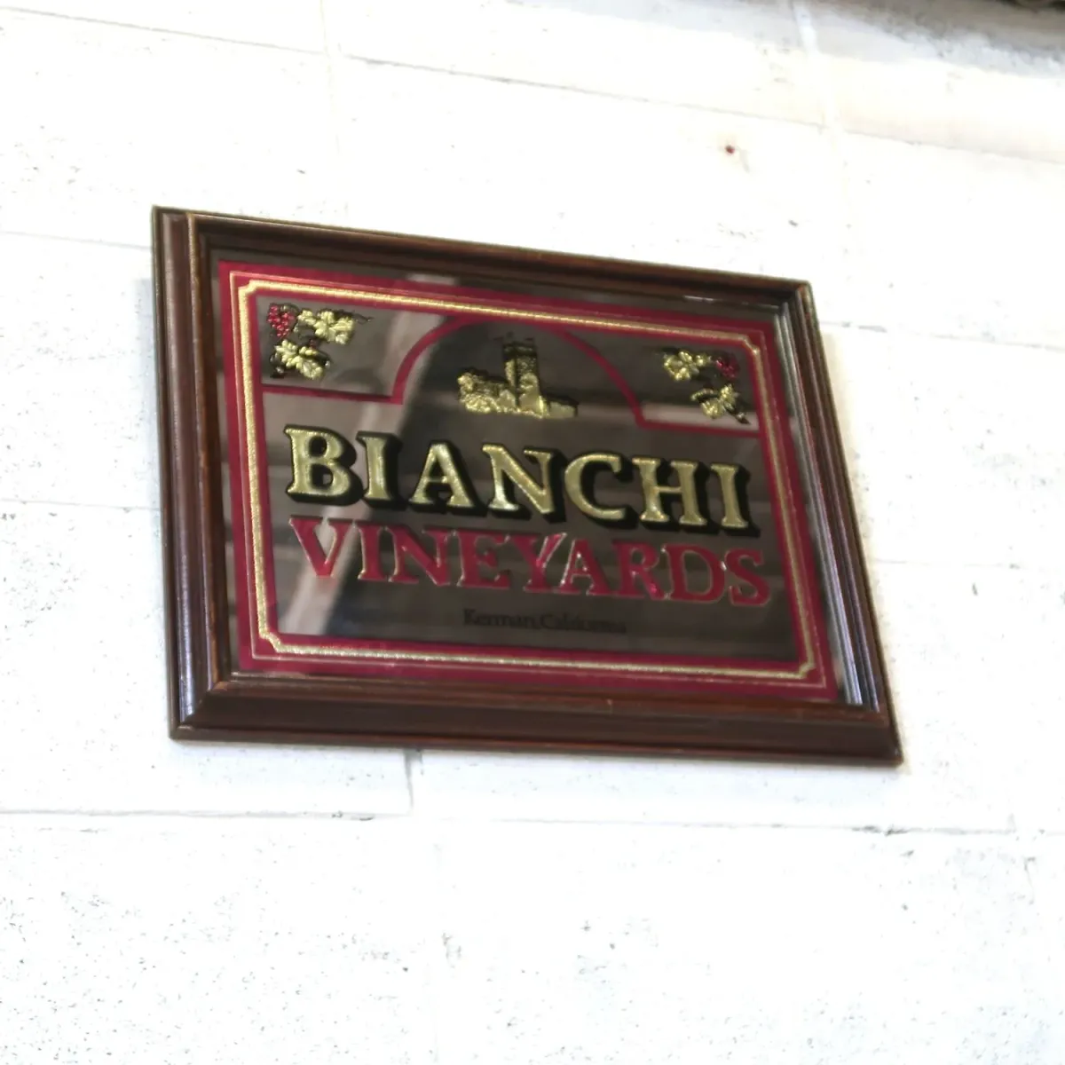 BIANCHI VINEYARDS ビンテージ パブミラー