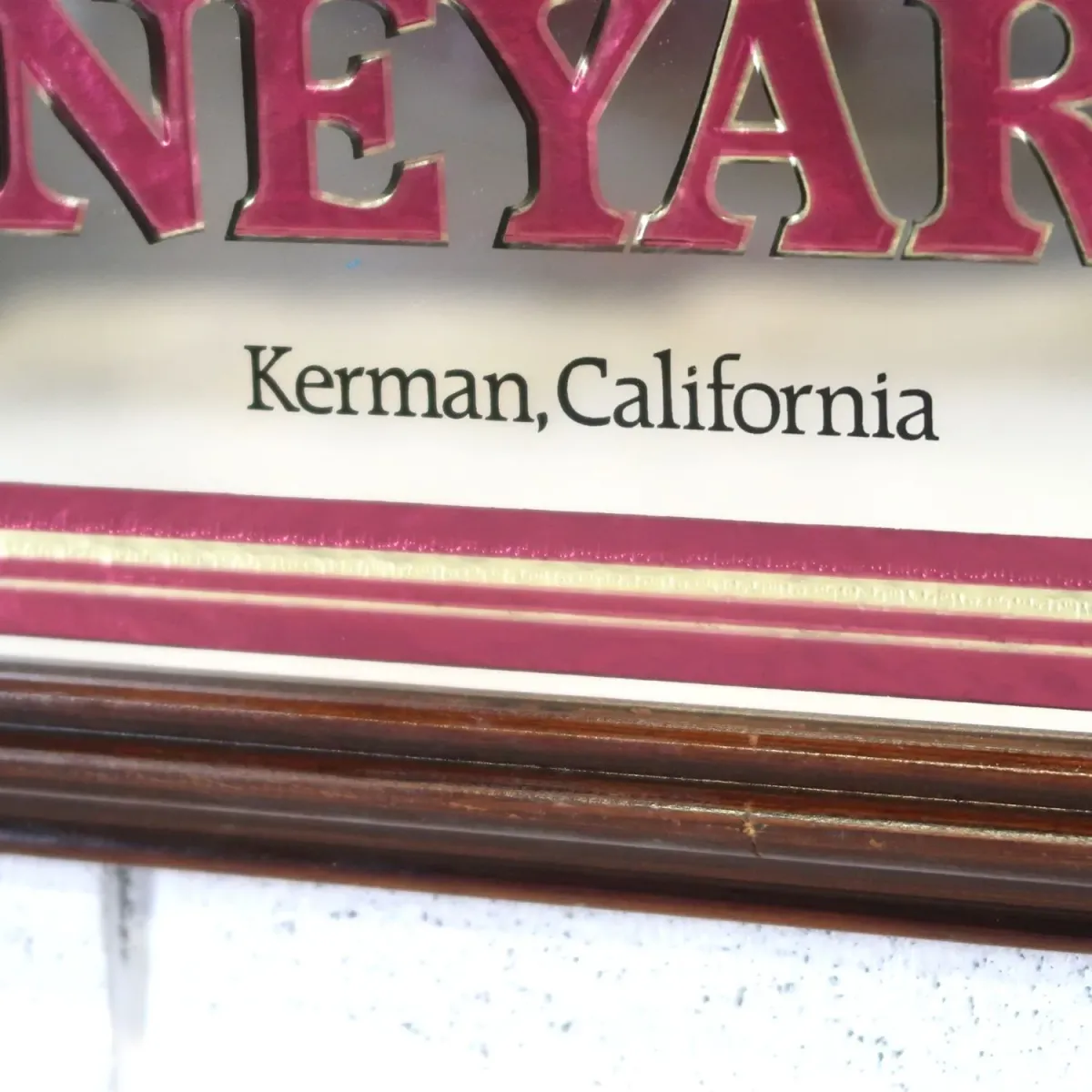 BIANCHI VINEYARDS ビンテージ パブミラー