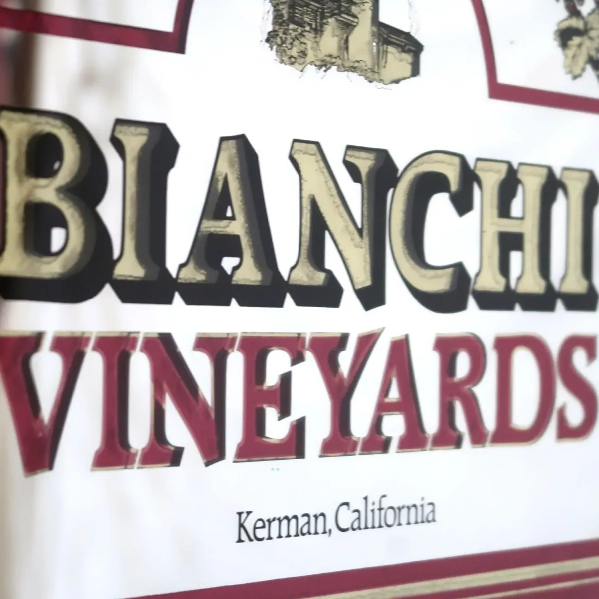BIANCHI VINEYARDS ビンテージ パブミラー