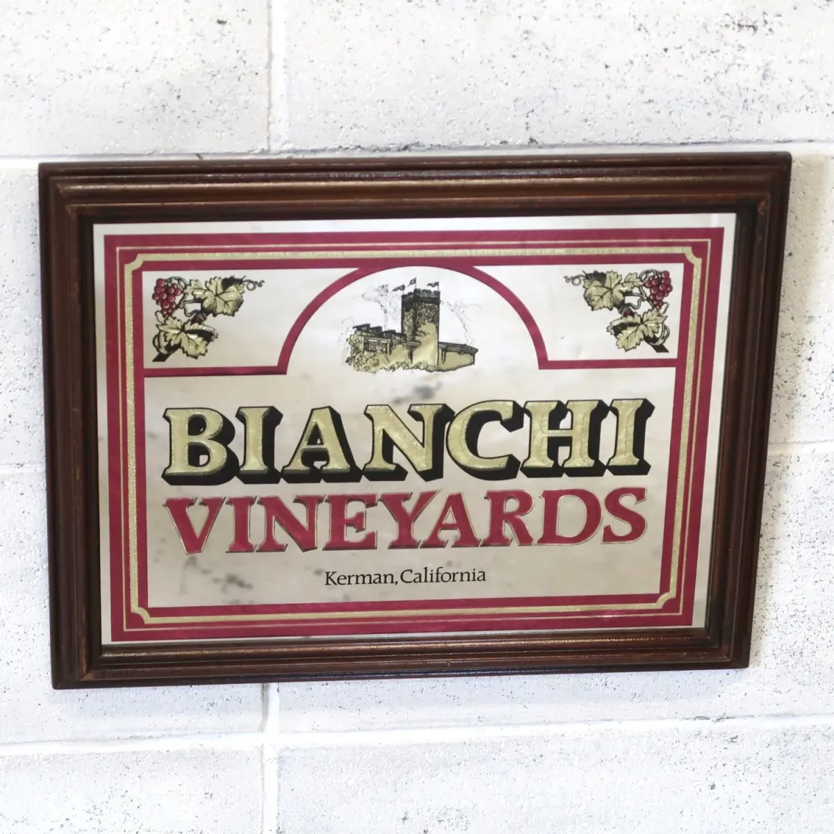 BIANCHI VINEYARDS ビンテージ パブミラー
