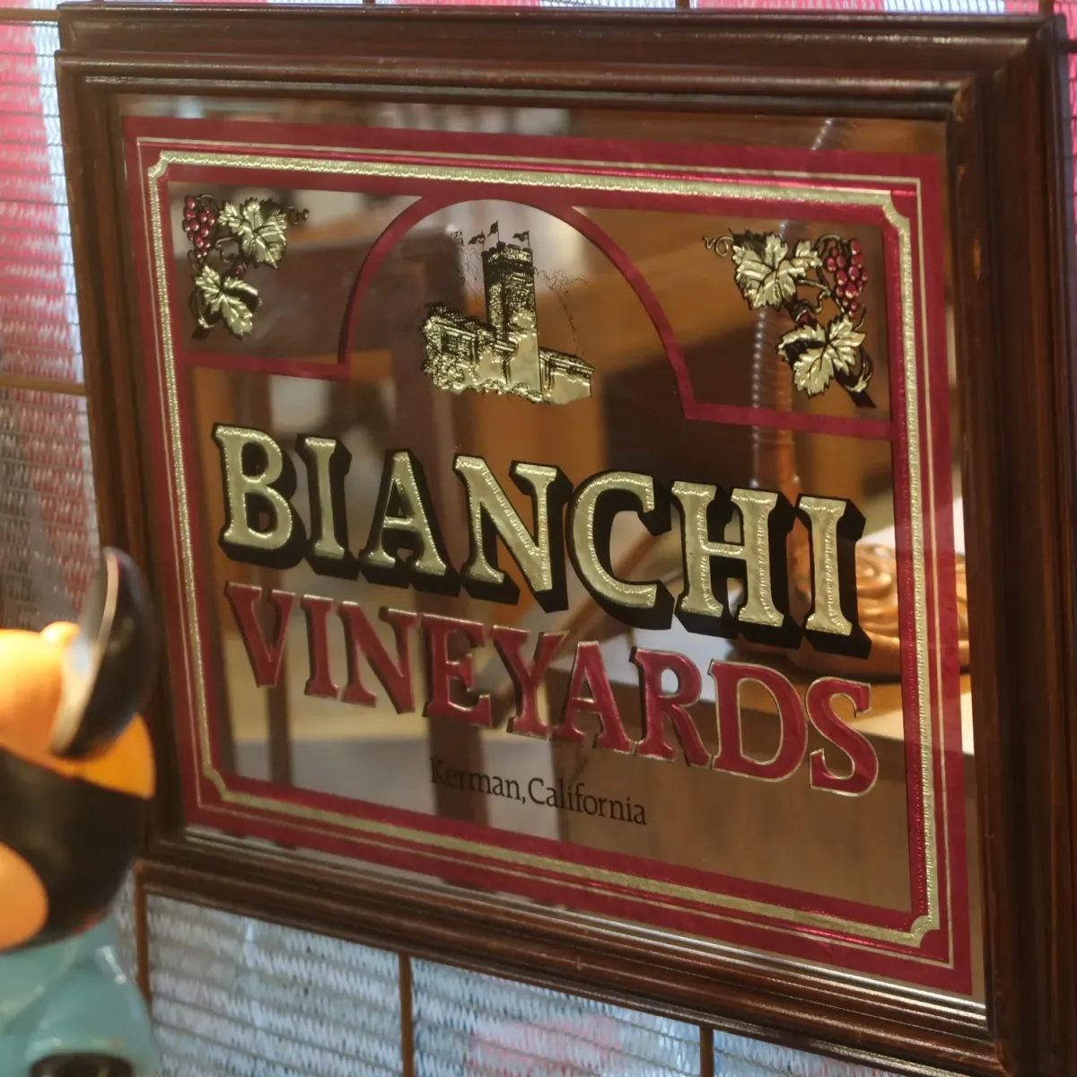 BIANCHI VINEYARDS ビンテージ パブミラー
