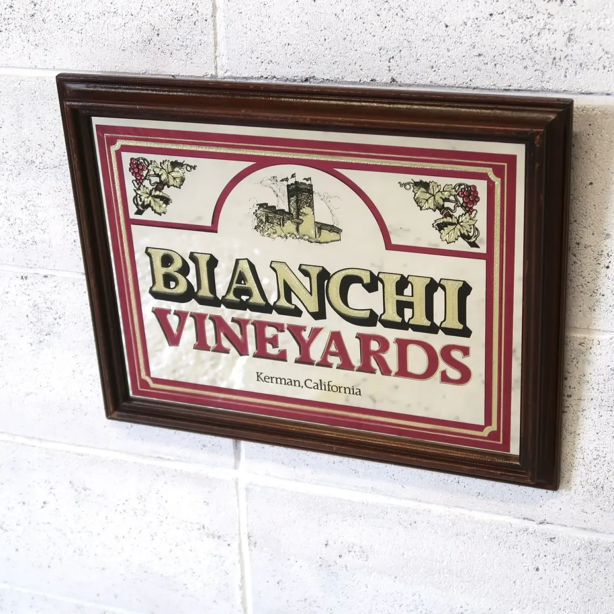 BIANCHI VINEYARDS ビンテージ パブミラー