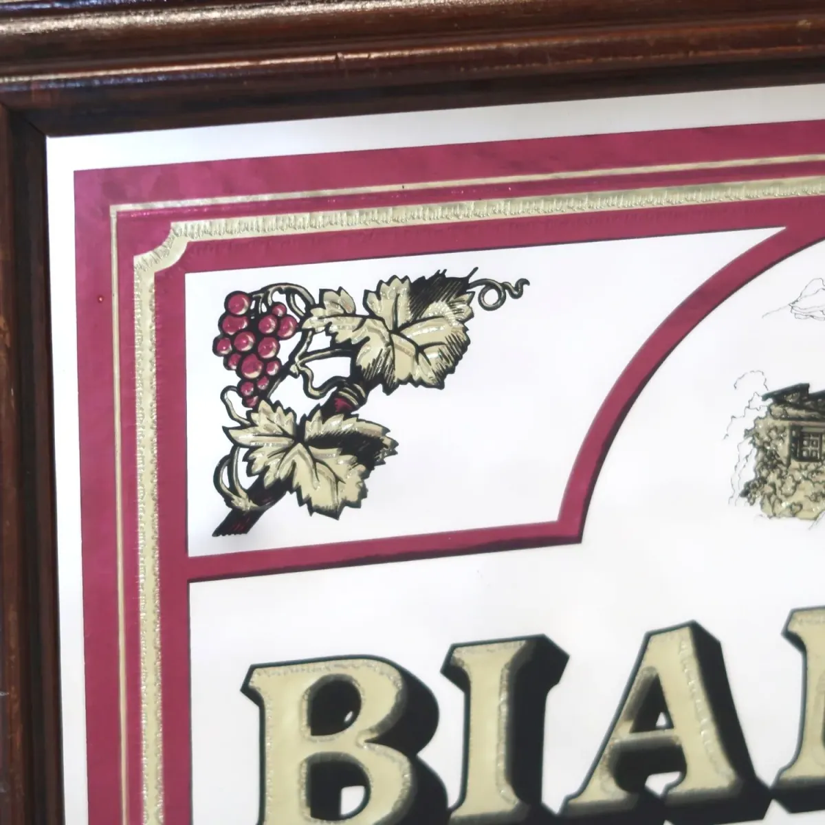 BIANCHI VINEYARDS ビンテージ パブミラー