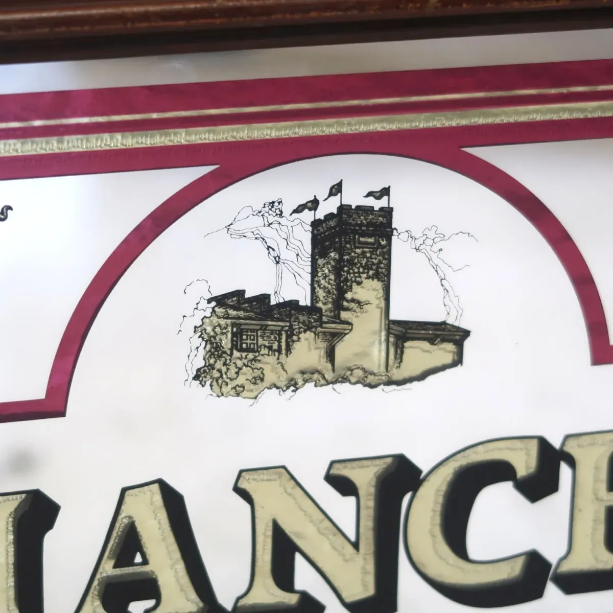 BIANCHI VINEYARDS ビンテージ パブミラー