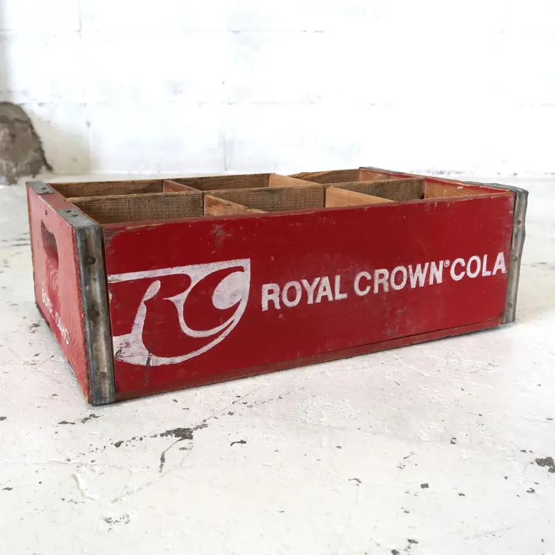 ROYAL CROWN COLA ビンテージ ウッドボックス