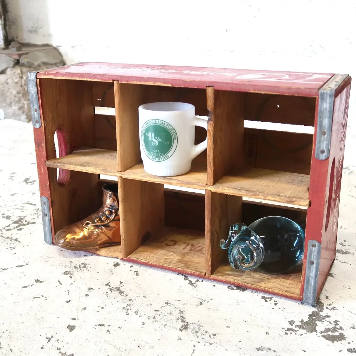 ROYAL CROWN COLA ビンテージ ウッドボックス